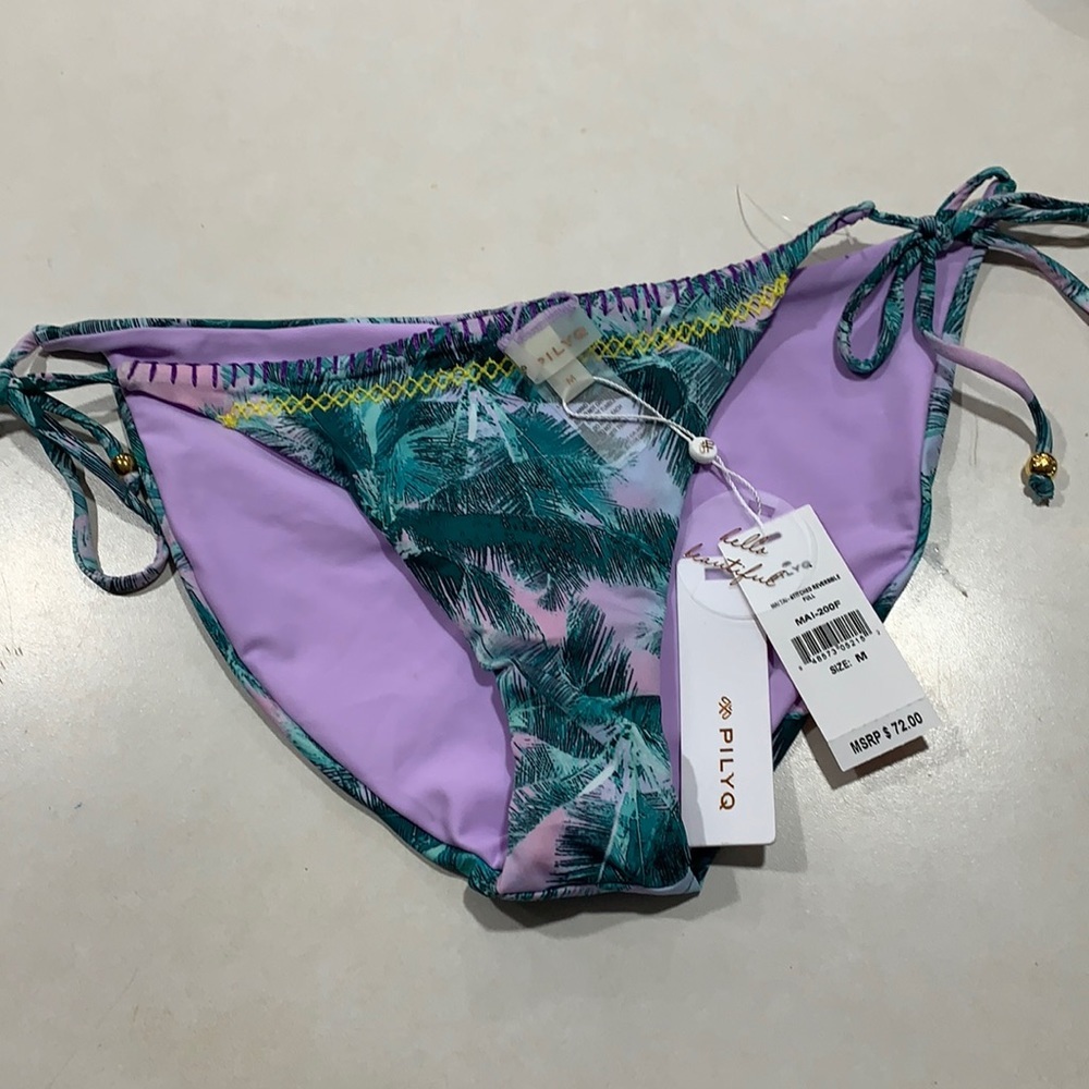 NWT PILYQ Maitai’s Stitched Reversible Tie Bottoms‎